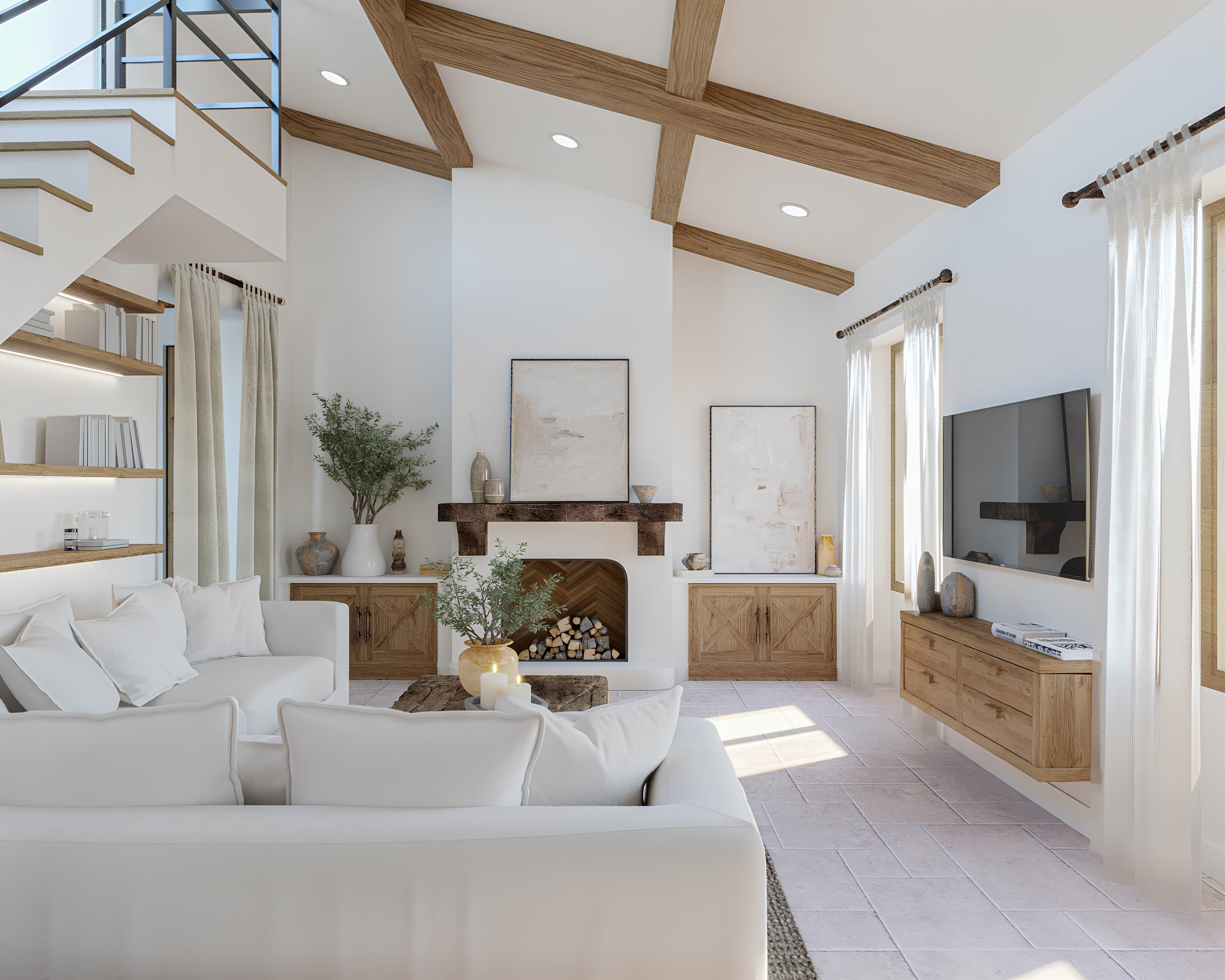 Mediterranean Townhouse — interior architecture by Merih Binbas